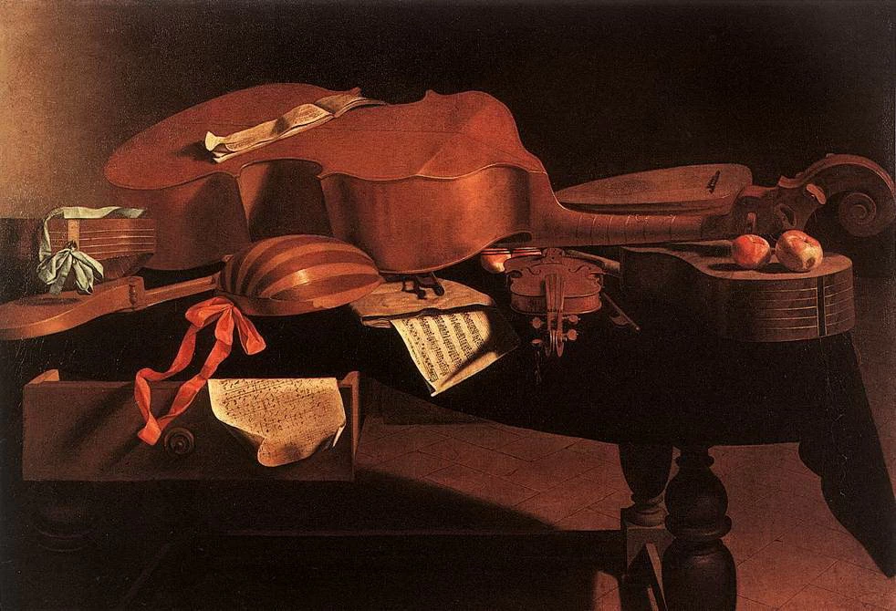 Natura morta con strumenti musicali - Royal Museums of Fine Arts of Belgium